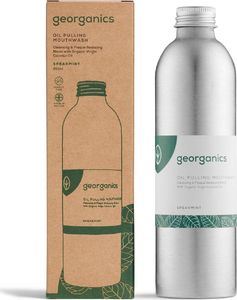 Georganics Olej do płukania ust, Spearmint, 275 ml 2