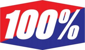 100% Gogle 100% ACCURI 2 WATERLOO (Szyba Przezroczysta Anti-Fog, LT 88%-92%) (NEW) 2