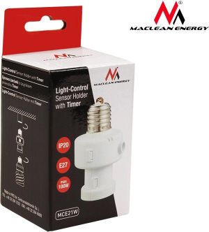 Maclean Oprawa żarówki z czujnikiem zmierzchu (MCE21W) 3