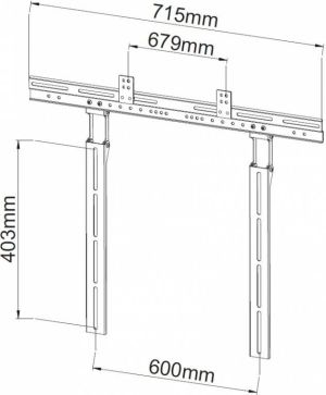 Techly Uchwyt ścienny do soundbar 10kg czarny (020683) 2