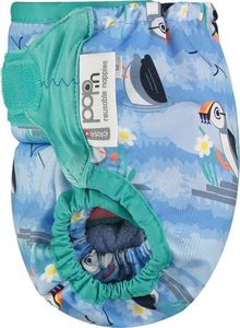 Close Caboo Otulacz, pieluszka wielorazowa V2 Blue Puffin z wkładem babusowym 3-16 kg, 1 szt. 4