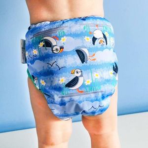 Close Caboo Otulacz, pieluszka wielorazowa z napami Blue Puffin 3-16 kg, 1 szt. 4