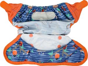 Close Caboo Otulacz, pieluszka wielorazowa z rzepami Twilight Garden 3-16 kg, 1 szt. 4