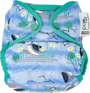 Close Caboo Otulacz, pieluszka wielorazowa Pop-in AIO Blue Puffin z napami 4.5-16 kg, 1 szt. 1