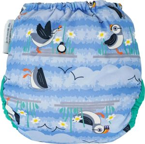 Close Caboo Otulacz, pieluszka wielorazowa Pop-in AIO Blue Puffin z napami 4.5-16 kg, 1 szt. 2