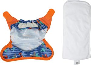 Close Caboo Otulacz, pieluszka wielorazowa Pop-in Newborn Twilight Garden Newborn, 2-5.5 kg, 1 szt. 4