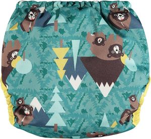 Close Caboo Otulacz, pieluszka wielorazowa V2 Bear z wkładem babusowym 3-16 kg, 1 szt. 2