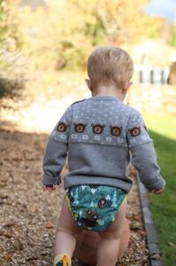 Close Caboo Otulacz, pieluszka wielorazowa Pop-in AIO Bear z napami 4.5-16 kg, 1 szt. 4