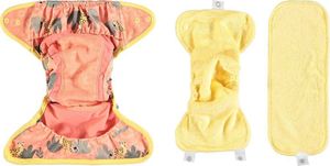 Close Caboo Otulacz, pieluszka wielorazowa Pop-in AIO Cheetah z napami 4.5-16 kg, 1 szt. 3