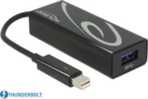 Adapter USB Delock Adapter Thunderbolt™ z wtykiem męskim > Żeńskie złącze USB 3.0 typu A 62634 1