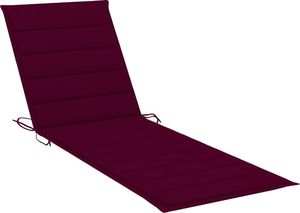 vidaXL Poduszka na leżak, winna czerwień, 200x60x4 cm, tkanina (314212) 1