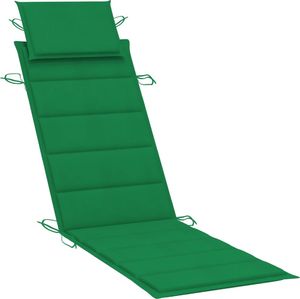 vidaXL Poduszka na leżak, zielona, 186x58x4 cm (314163) 1