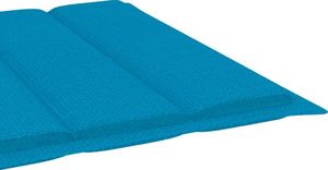 vidaXL Poduszka na leżak, niebieska, 200x60x4 cm, tkanina (314207) 4