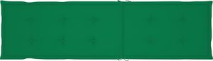 vidaXL Poduszka na leżak, zielona, (75+105)x50x4 cm (314178) 1