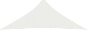 vidaXL Żagiel przeciwsłoneczny, 160 g/m, biały, 4x5x5 m, HDPE 3