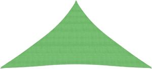vidaXL Żagiel przeciwsłoneczny, 160 g/m, jasnozielony, 5x6x6 m, HDPE 3