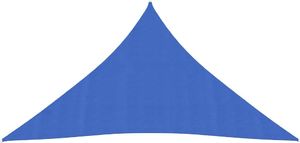 vidaXL Żagiel przeciwsłoneczny, 160 g/m, niebieski, 5x6x6 m, HDPE 3