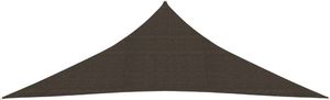 vidaXL Żagiel przeciwsłoneczny, 160 g/m, brązowy, 2,5x2,5x3,5 m, HDPE 3