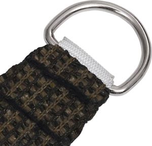 vidaXL Żagiel przeciwsłoneczny, 160 g/m, brązowy, 2,5x2,5x3,5 m, HDPE 4