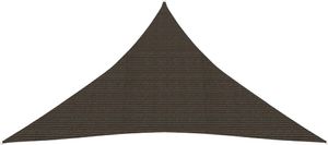 vidaXL Żagiel przeciwsłoneczny, 160 g/m, brązowy, 4x5x5 m, HDPE 3