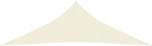 vidaXL Żagiel przeciwsłoneczny, 160 g/m, kremowy, 2,5x2,5x3,5m, HDPE 3