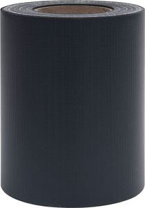 vidaXL Osłony na ogrodzenie, 4 szt., PVC, 35x0,19 m, ciemnoszare, mat 5