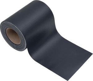 vidaXL Osłony na ogrodzenie, 4 szt., PVC, 35x0,19 m, ciemnoszare, mat 6