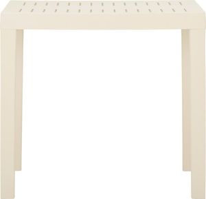 vidaXL Stolik ogrodowy biały plastikowy 3