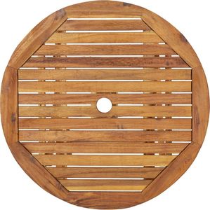 vidaXL Składany stół ogrodowy lite drewno akacjowe 70 cm 6