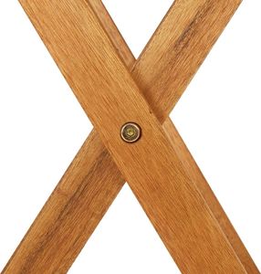 vidaXL Składany stół ogrodowy lite drewno akacjowe 70 cm 7