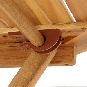vidaXL Składany stół ogrodowy lite drewno akacjowe 70 cm 8
