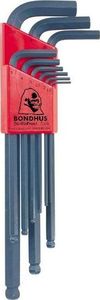 Bondhus ZESTAW 22 IMBUSÓW BONDHUS [9 SZT. METRYCZNYCH 10999 + 13 SZT. CALOWYCH 10937] BO20199 BONDHUS 2