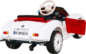 Pojazd na akumulator BMW 507 Retro Biały 4