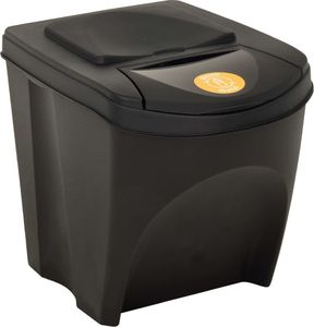 Kosz na śmieci vidaXL do segregacji antracyt (316184) 4