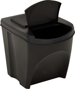 Kosz na śmieci vidaXL do segregacji antracyt (316184) 5