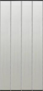 vidaXL Moskitiera na drzwi, 4-panelowa, czarna, 120x240 cm 1