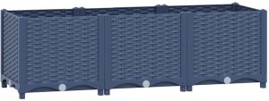 vidaXL Donica do podniesionej rabaty, 120x40x38 cm, polipropylen 2