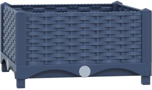 vidaXL Donica do podniesionej rabaty, 40x40x23 cm, polipropylen 2