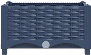 vidaXL Donica do podniesionej rabaty, 40x40x23 cm, polipropylen 4