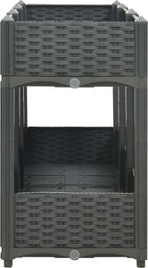 vidaXL Donica do podniesionej rabaty, 120x40x71 cm, polipropylen 4