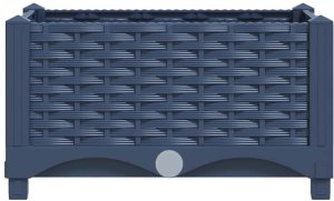 vidaXL Donica do podniesionej rabaty, 160x40x23 cm, polipropylen 4