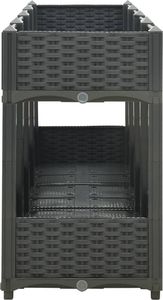 vidaXL Donica do podniesionej rabaty, 160x40x71 cm, polipropylen 4