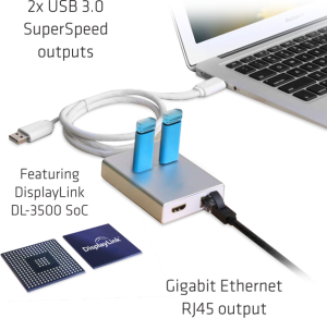 Stacja/replikator Club 3D Adapter USB 3.0 Typ A > HDMI + 2x USB 3.0 i RJ45 (CSV-2600) 6
