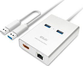 Stacja/replikator Club 3D Adapter USB 3.0 Typ A > HDMI + 2x USB 3.0 i RJ45 (CSV-2600) 1