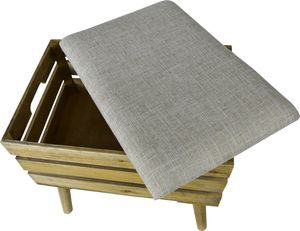 Tajemniczy ogród Pufa siedzisko skrzynia podnóżek L 3