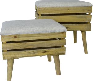 Tajemniczy ogród Pufa siedzisko skrzynia podnóżek L 4