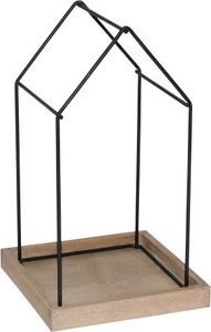 Tajemniczy ogród Druciany domek loft lampion kwietnik 2