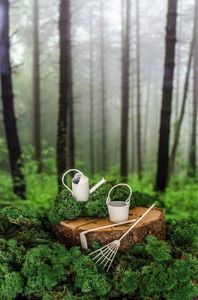 Tajemniczy ogród Płotek metalowy mini 3