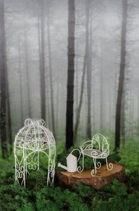 Tajemniczy ogród Płotek metalowy mini 4