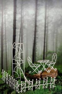 Tajemniczy ogród Płotek metalowy mini 6